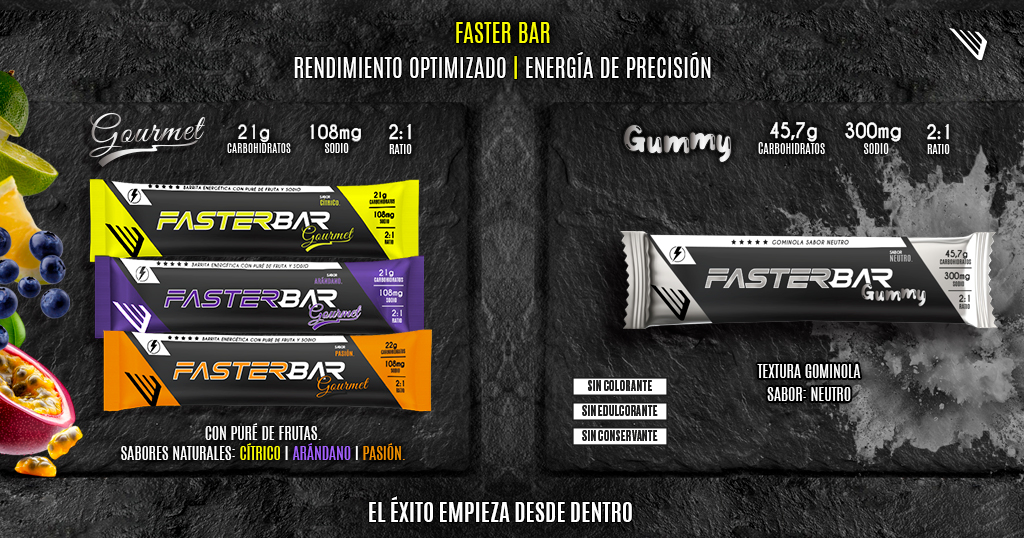 NUEVAS FASTER BAR: RENDIMIENTO OPTIMIZADO, ENERGÍA DE PRECISIÓN